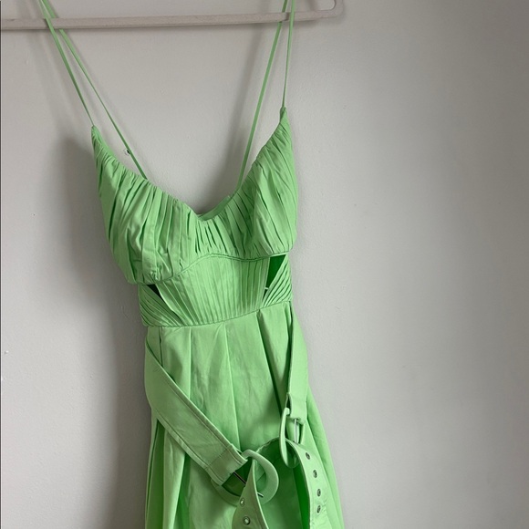 Chic Mint Midi Dress - Picture 3 of 5